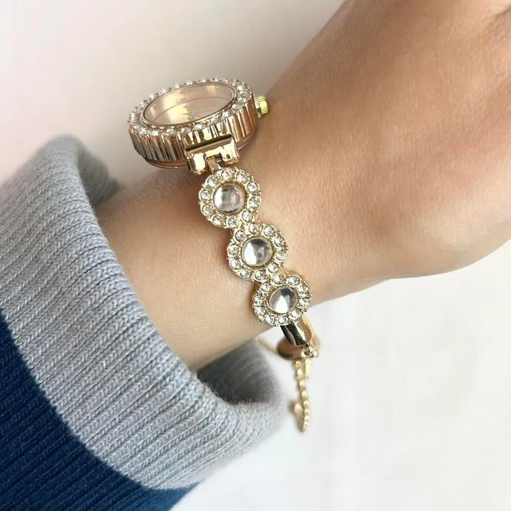 Vintage Inspired Luxury Champagne Watch